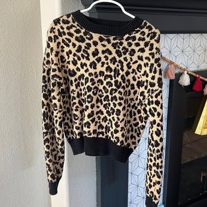 Melrose Market sweatshirt leopard M 8/10